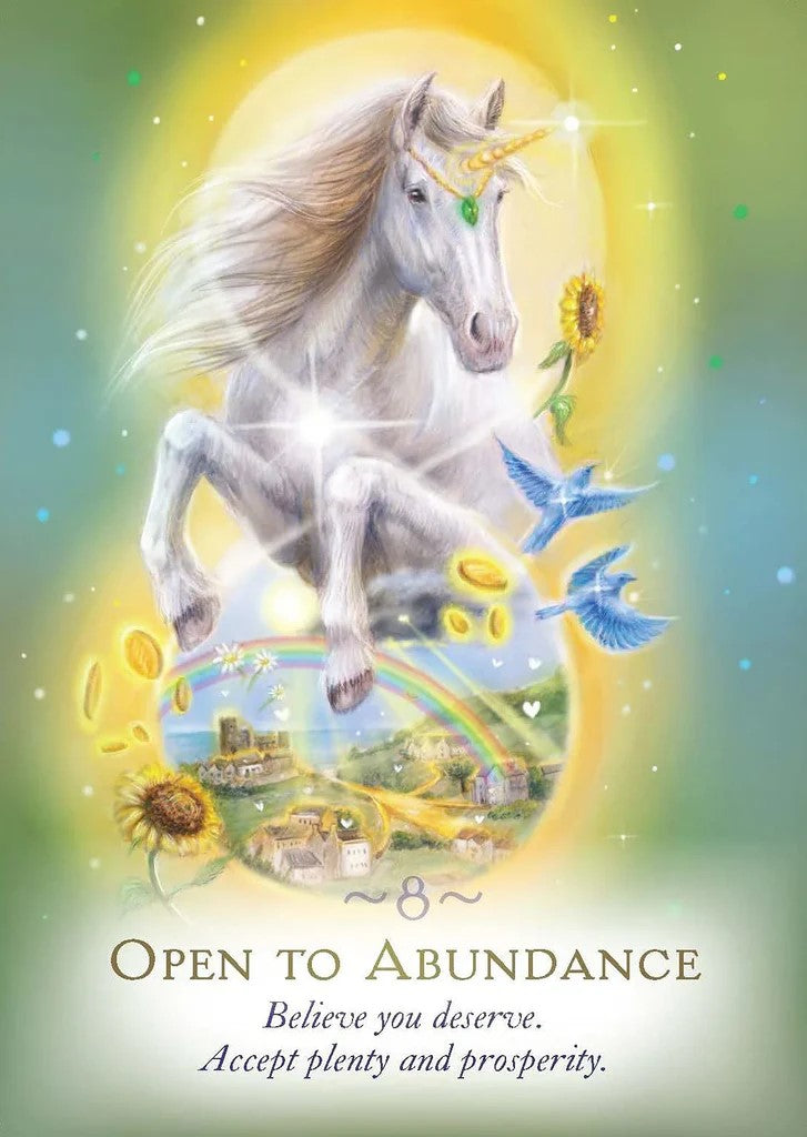 魔法獨角獸療癒卡｜The Magic of Unicorns Oracle Cards: A 44-Card Deck and Guidebook