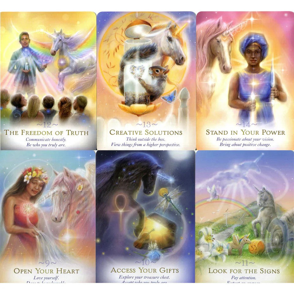 魔法獨角獸療癒卡｜The Magic of Unicorns Oracle Cards: A 44-Card Deck and Guidebook