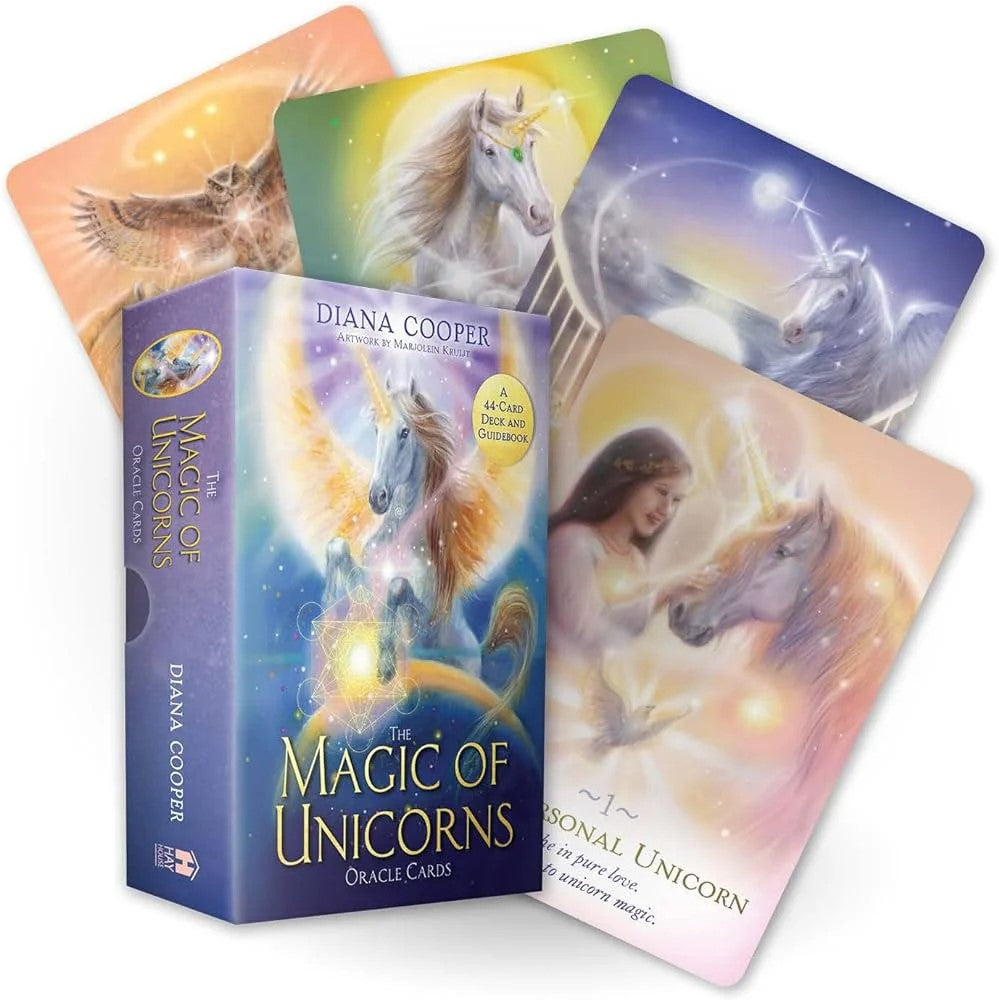 魔法獨角獸療癒卡｜The Magic of Unicorns Oracle Cards: A 44-Card Deck and Guidebook