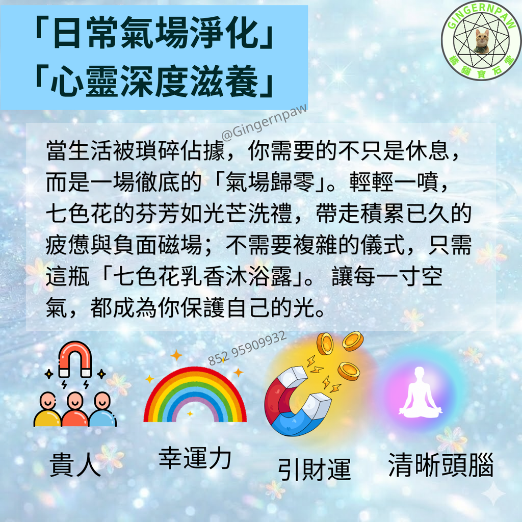 皇牌火天大有卦神聖乳香七色花沐浴露500毫升