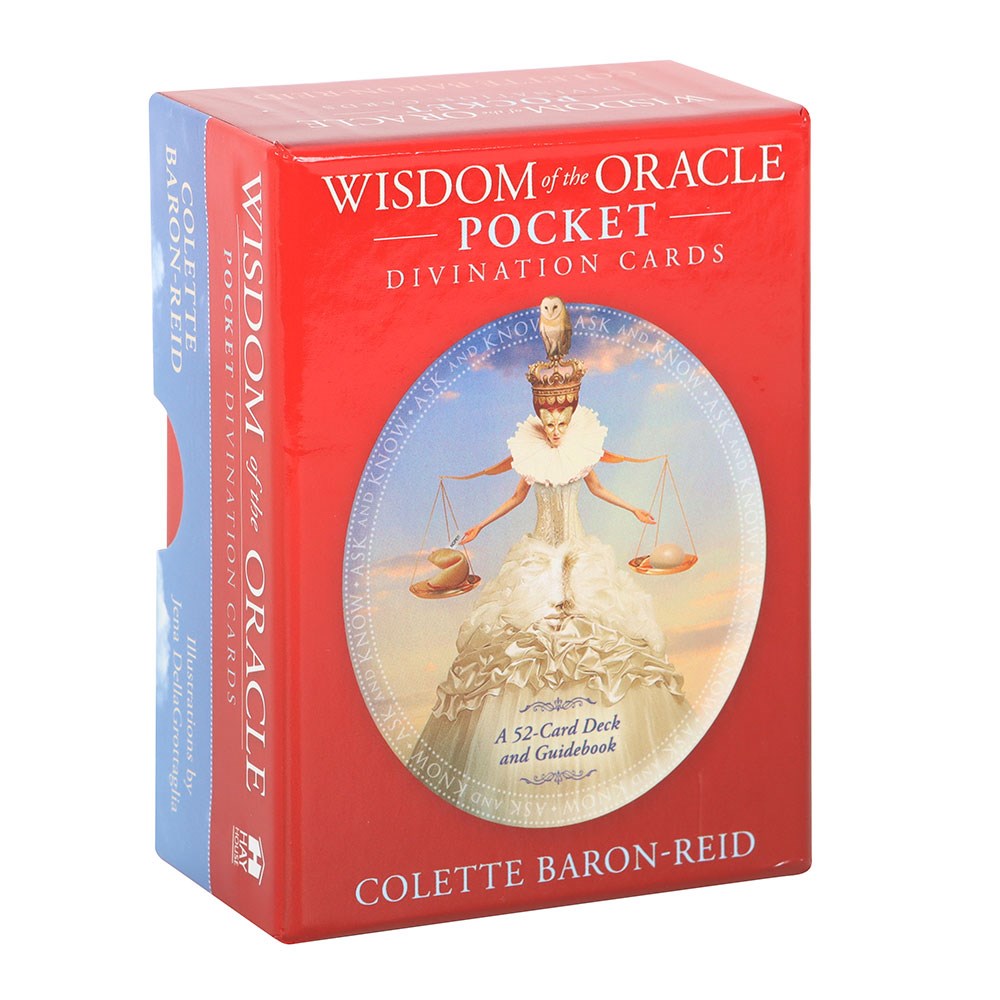 智慧神諭 生活指引卡（52張高能量藝術卡牌＋204頁英文詳解專書)｜Wisdom of the Oracle Divination Cards: Ask and Know