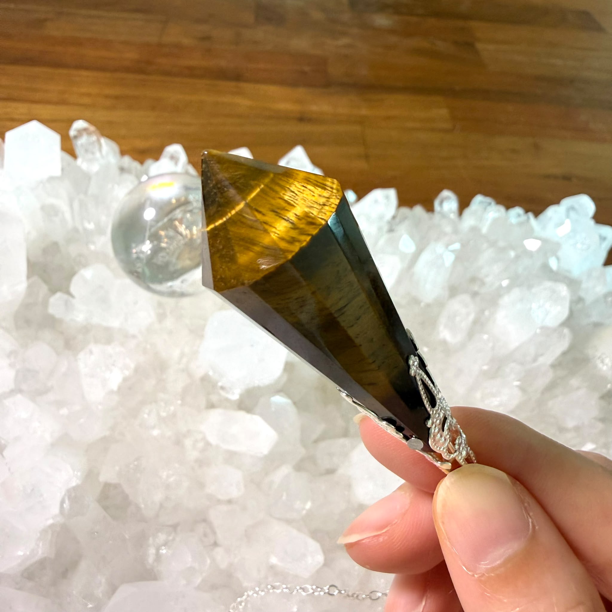 超高能量值虎眼靈擺 👉🏻已提升能量至6500000