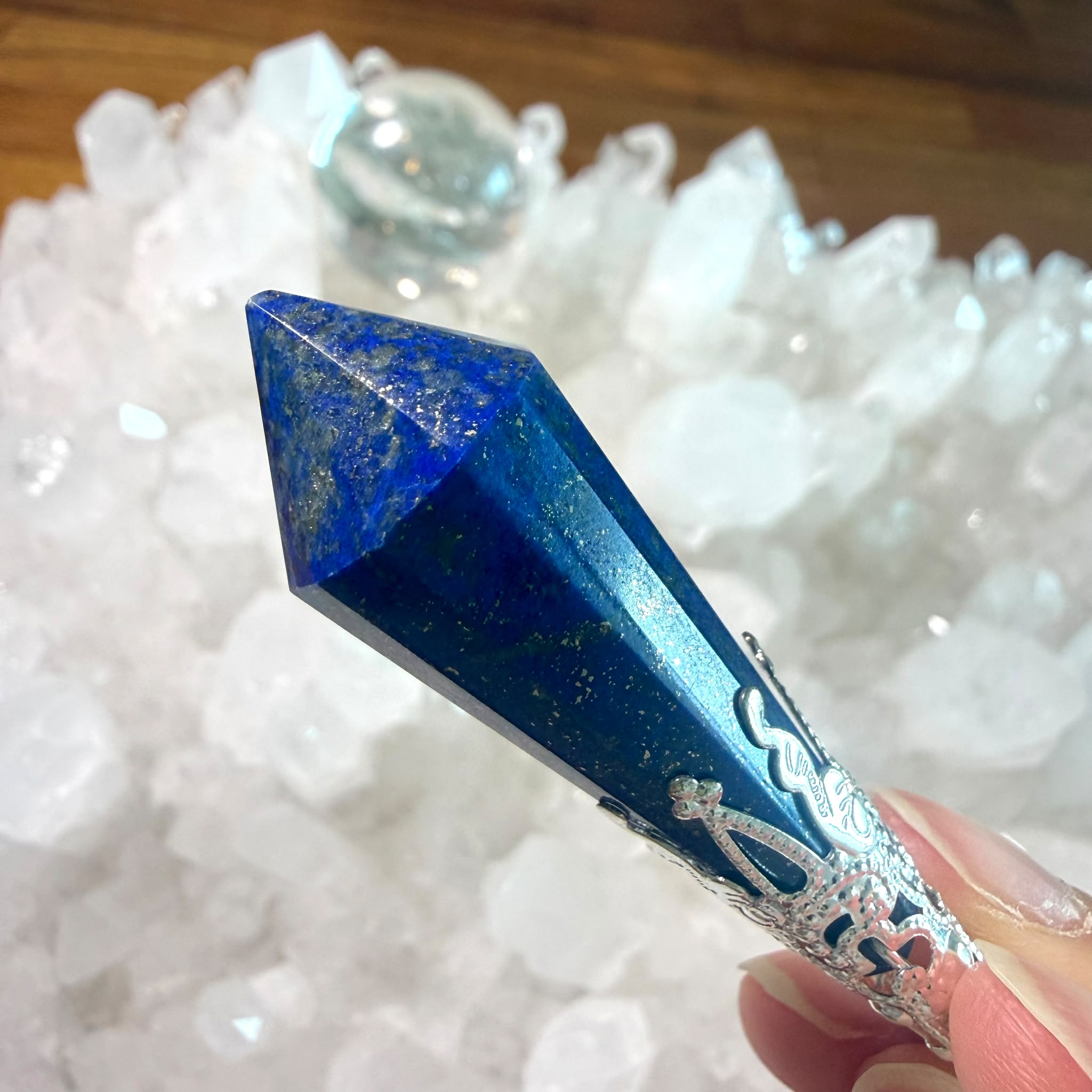 罕見青金石靈擺