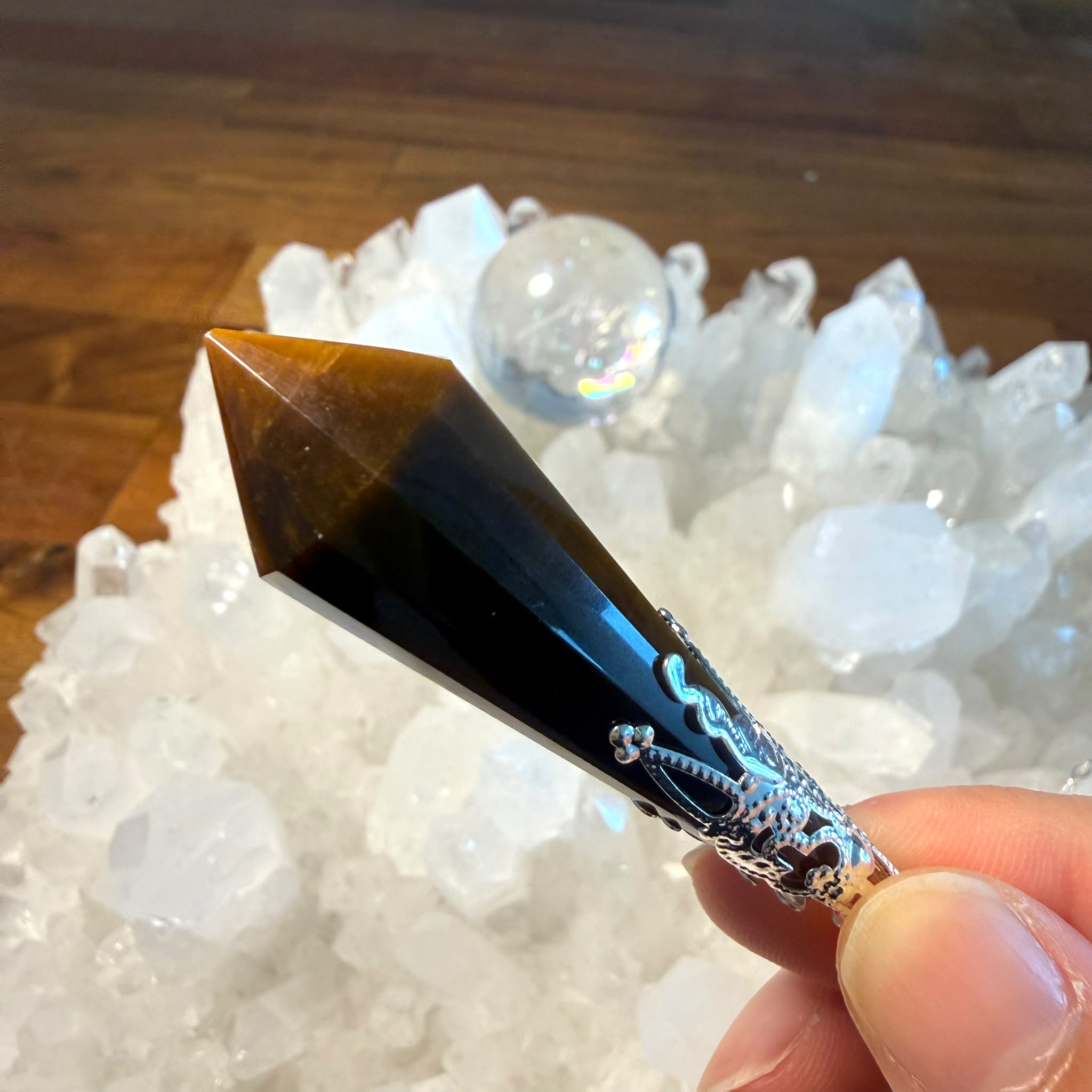 超高能量值虎眼靈擺 👉🏻已提升能量至8000000