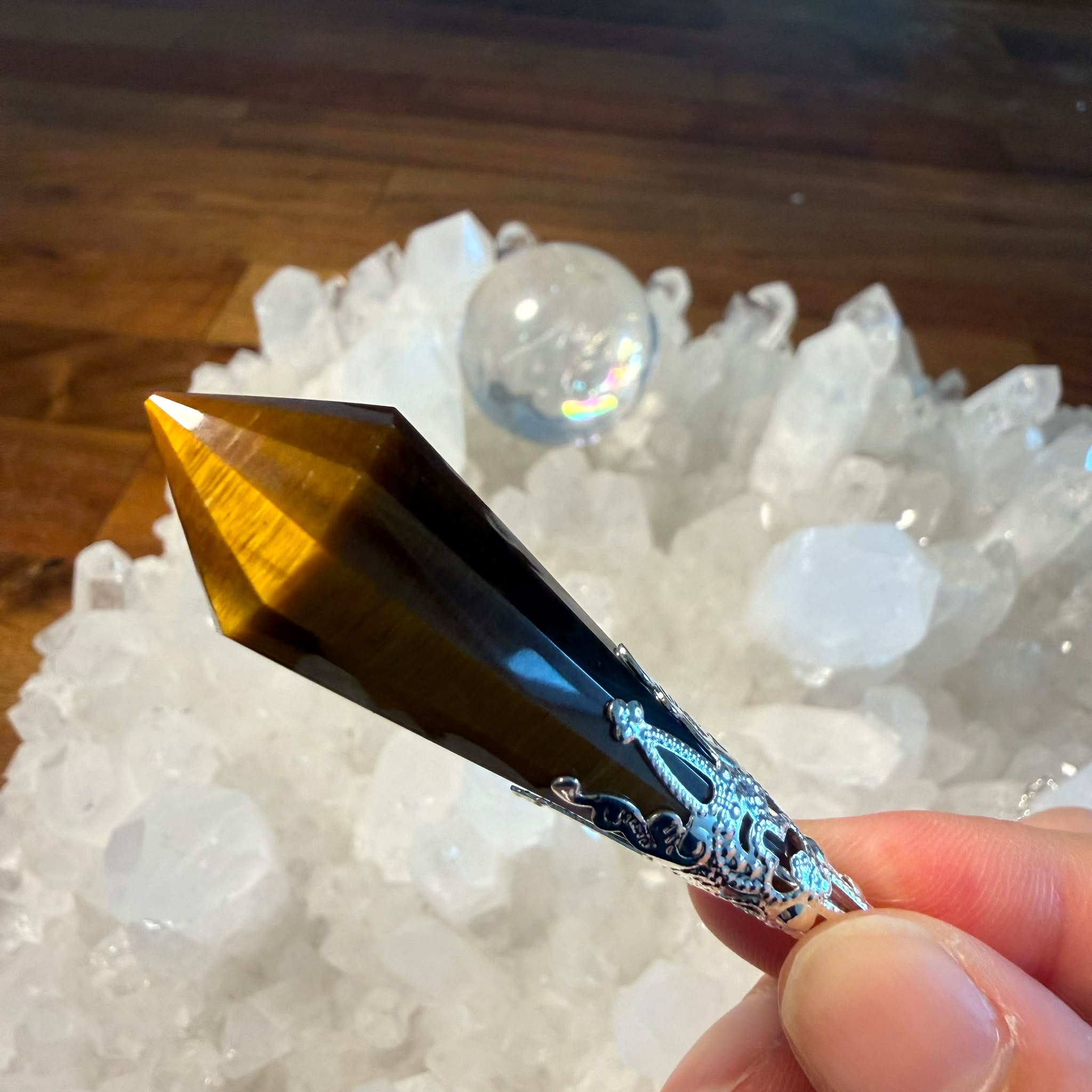 超高能量值虎眼靈擺 👉🏻已提升能量至8000000