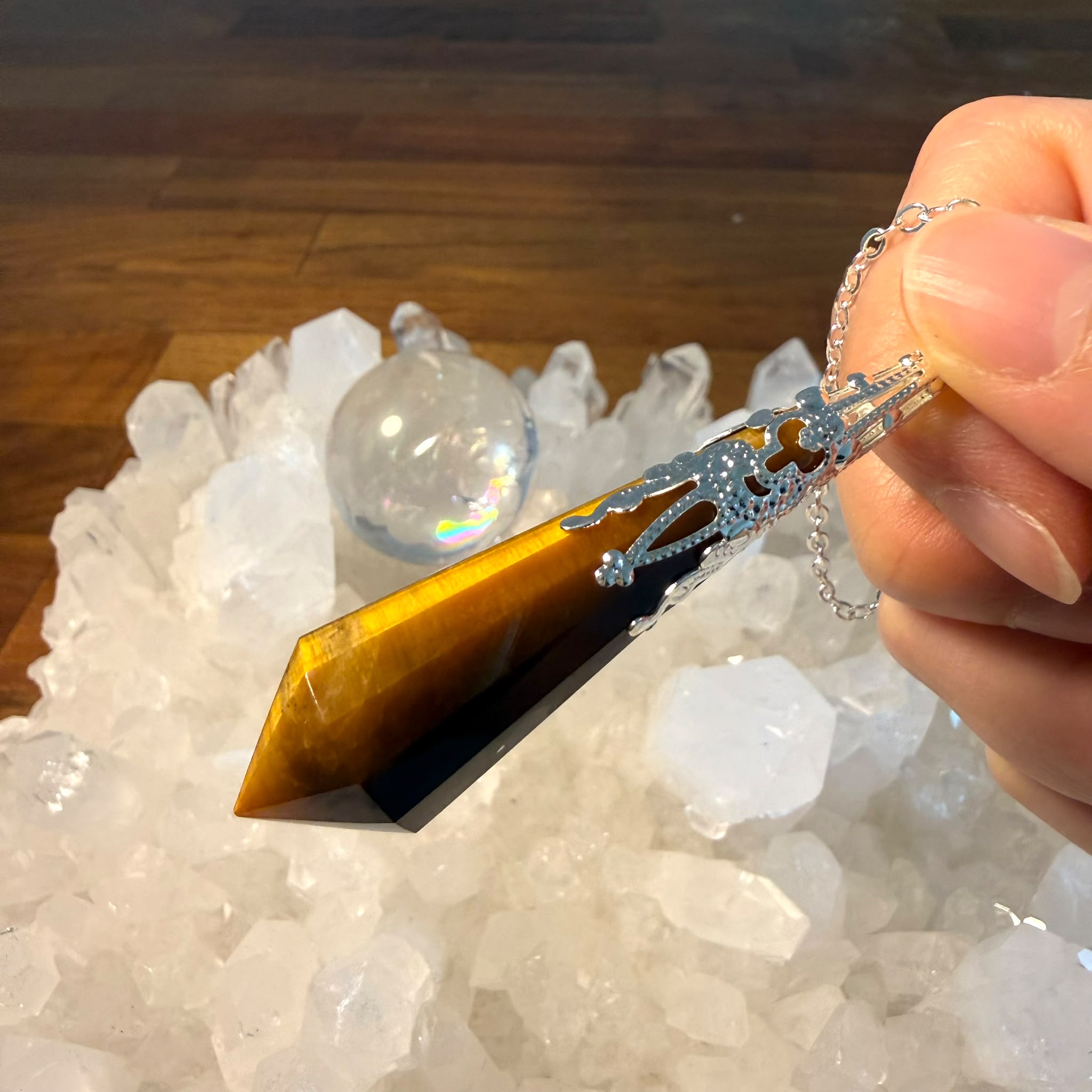 超高能量值虎眼靈擺 👉🏻已提升能量至8000000