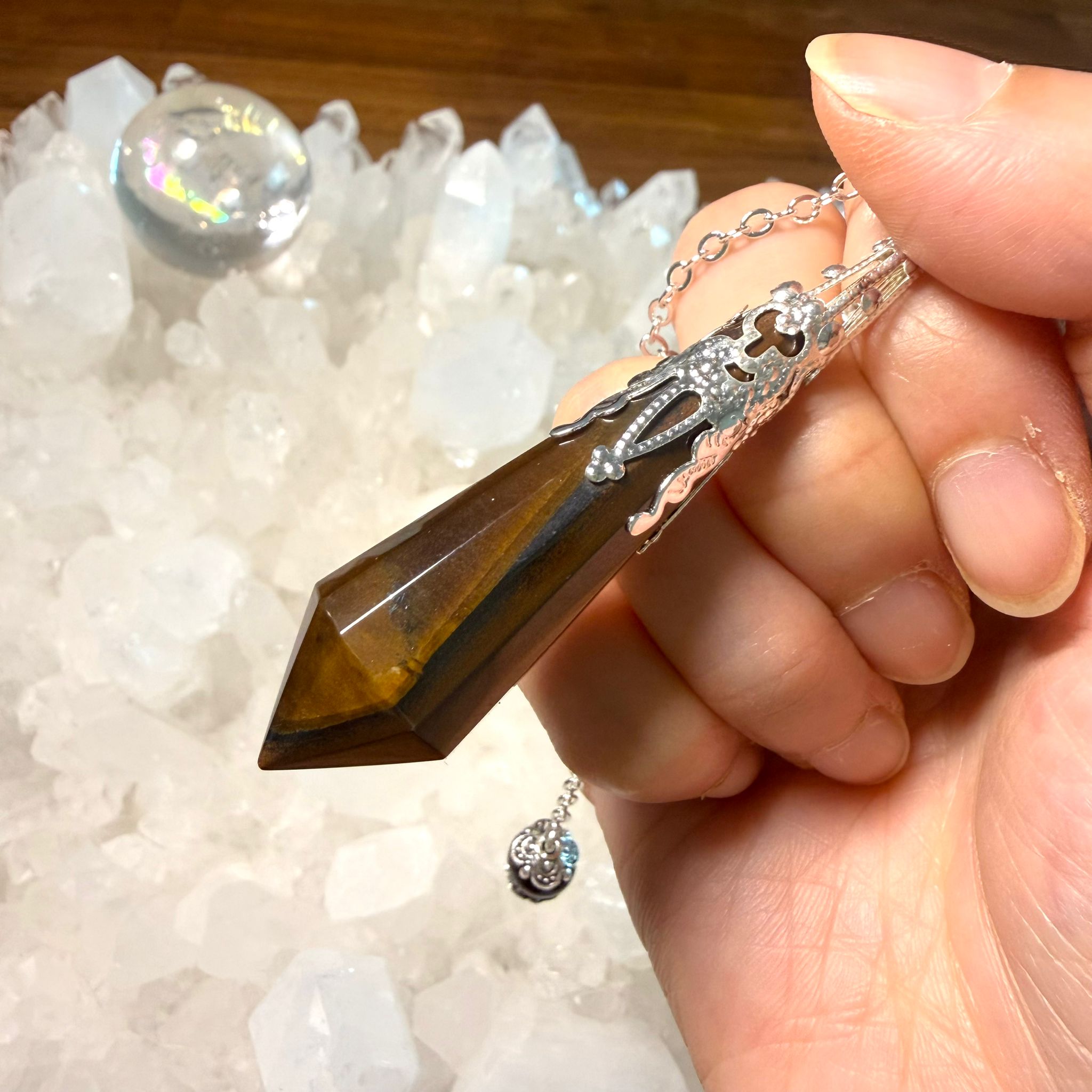 超高能量值虎眼靈擺 👉🏻已提升能量至10000000