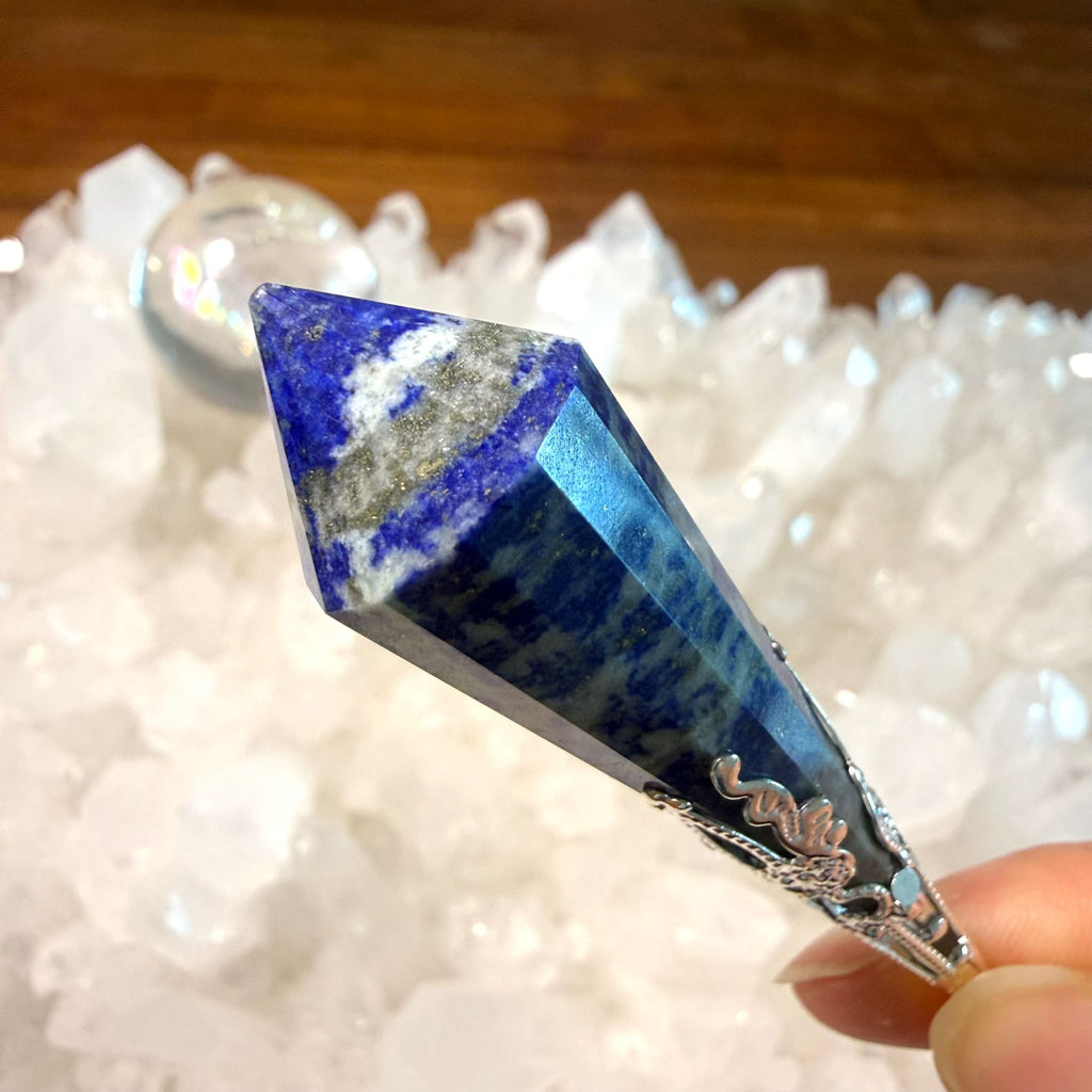 罕見青金石靈擺 （形狀肥肥）👉🏻高能量10000000