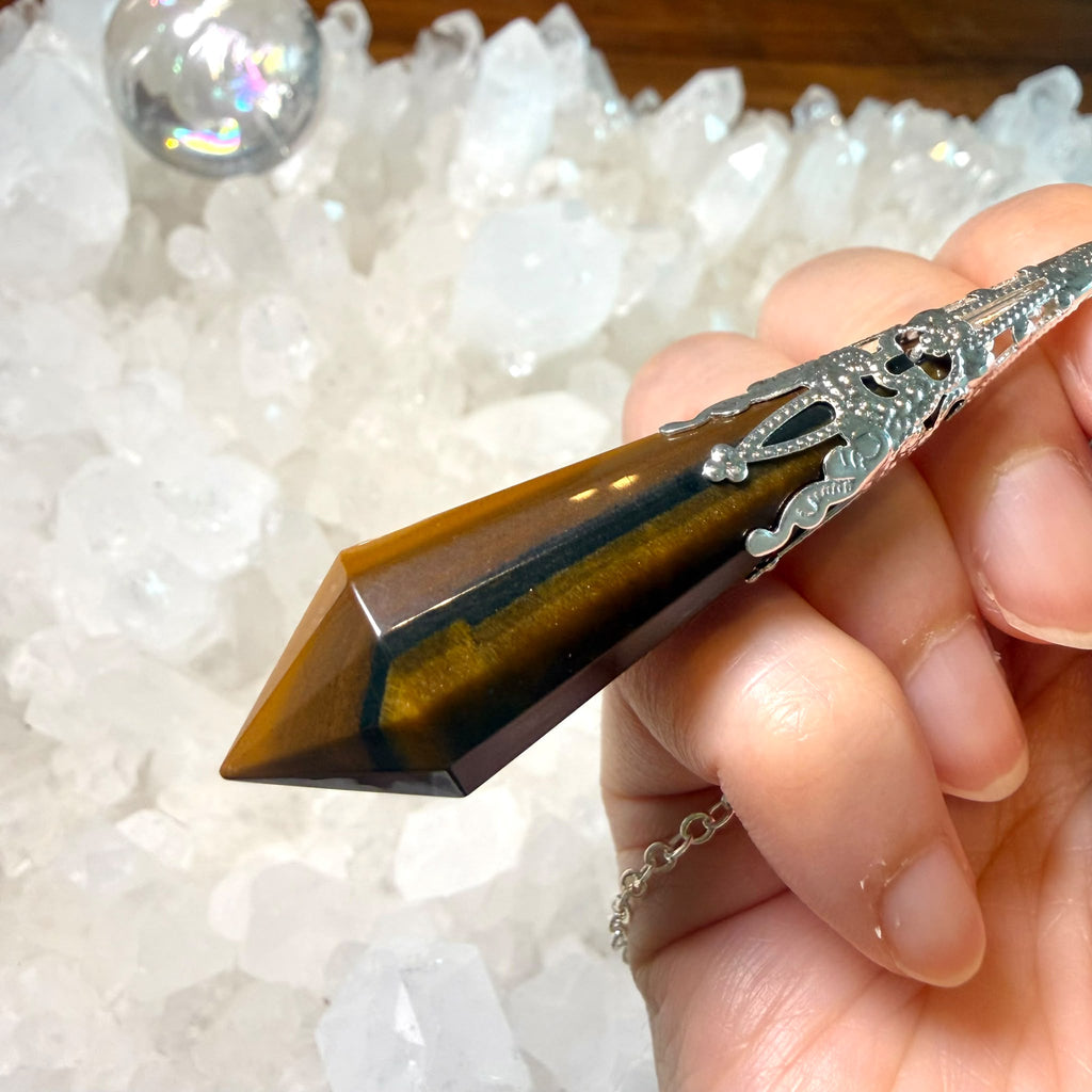 實感虎紋高能量值虎眼靈擺 👉🏻已提升能量至12000000