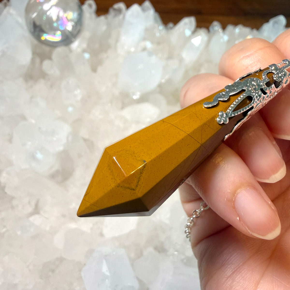 實感虎紋高能量值虎眼靈擺 👉🏻已提升能量至12000000