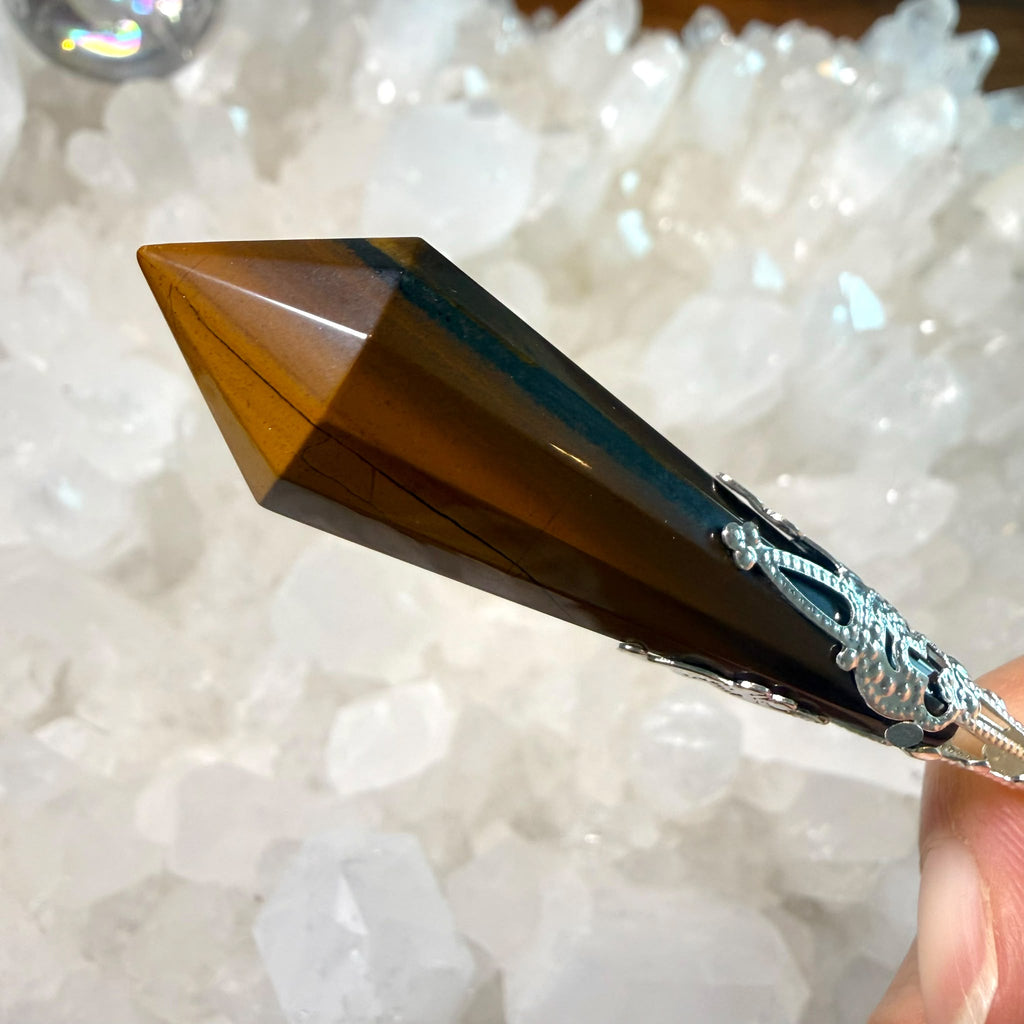 實感虎紋高能量值虎眼靈擺 👉🏻已提升能量至12000000