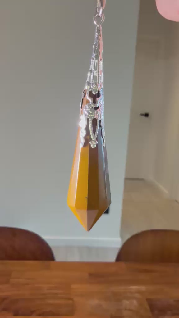 實感虎紋高能量值虎眼靈擺 👉🏻已提升能量至12000000
