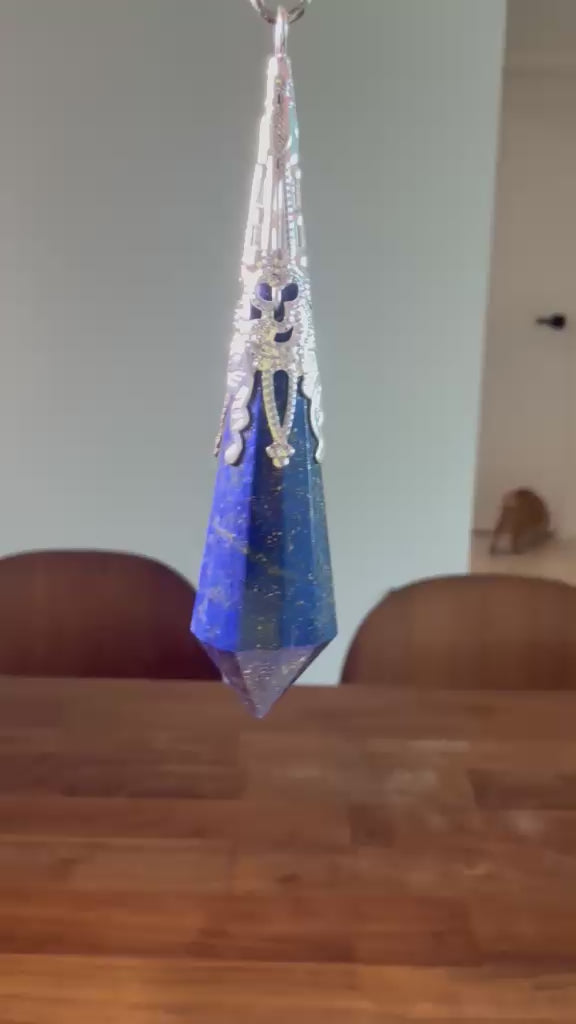 罕見青金石靈擺