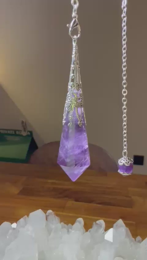 紫晶靈擺